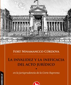 La invalidez y la ineficacia del acto jurídico - Fort Ninamancco